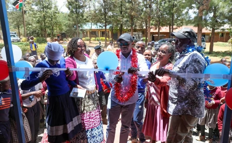 KDF upgrades Laikipia schools with new classrooms, kitchens and toilets