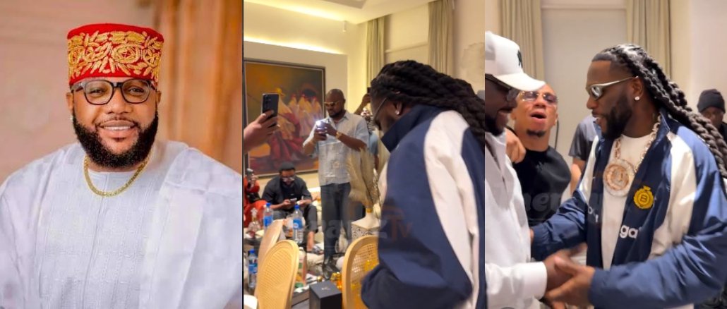 Burna Boy Displays Diamond Chain, KCee’s Hilarious Reaction Surfaces
