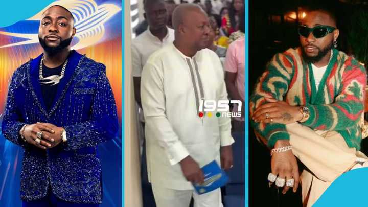 Davido Praises President Mahama’s Humility After Church Dancing Video Goes Viral