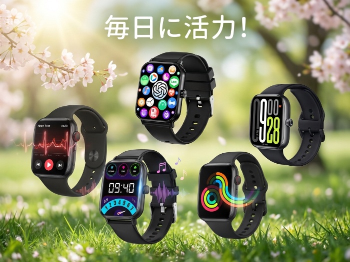 あなたの生活が変わる！最新スマートウォッチ特集