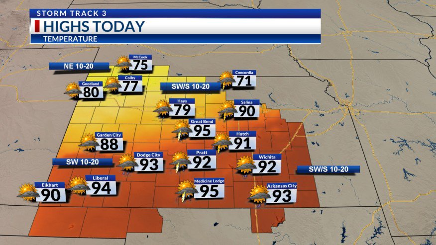 Severe risk late Tuesday, cooling down soon