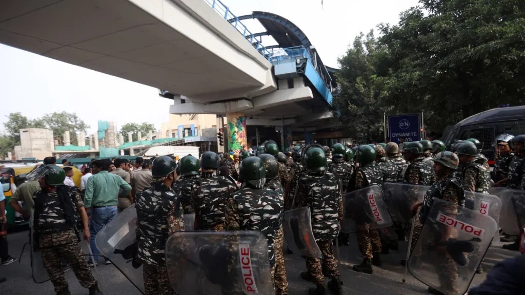 At RK Ashram Marg, the protest that never took off