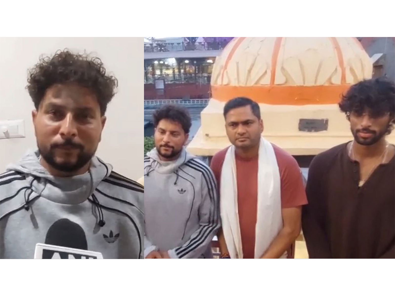 Kuldeep Yadav, Tilak Varma offer prayers at Mahakaleshwar Temple in Ujjain