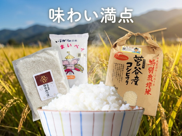 米の選び方が変わる！あなたにぴったりの白米を見つけよう！