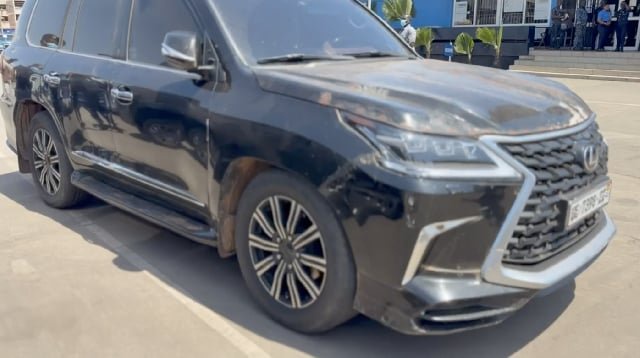 Aflao: Customs seizes 560kg of suspected cannabis worth GH¢11.2million in black Lexus vehicle at Torve
