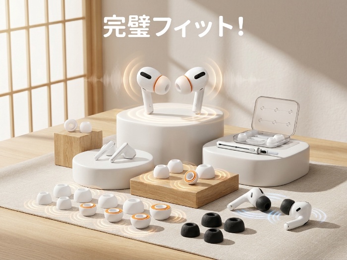 イヤーチップで音楽体験を変えよう！理想のフィット感と遮音性