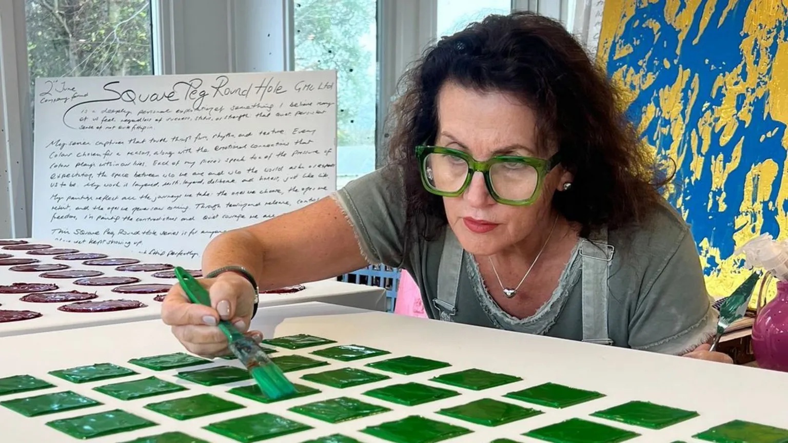 ‘I woke up one day in my 60s and decided to become an artist’