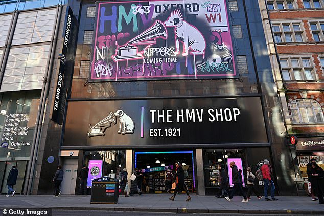 HMV to close ‘unsustainable’ Oxford Street store three years after reopening