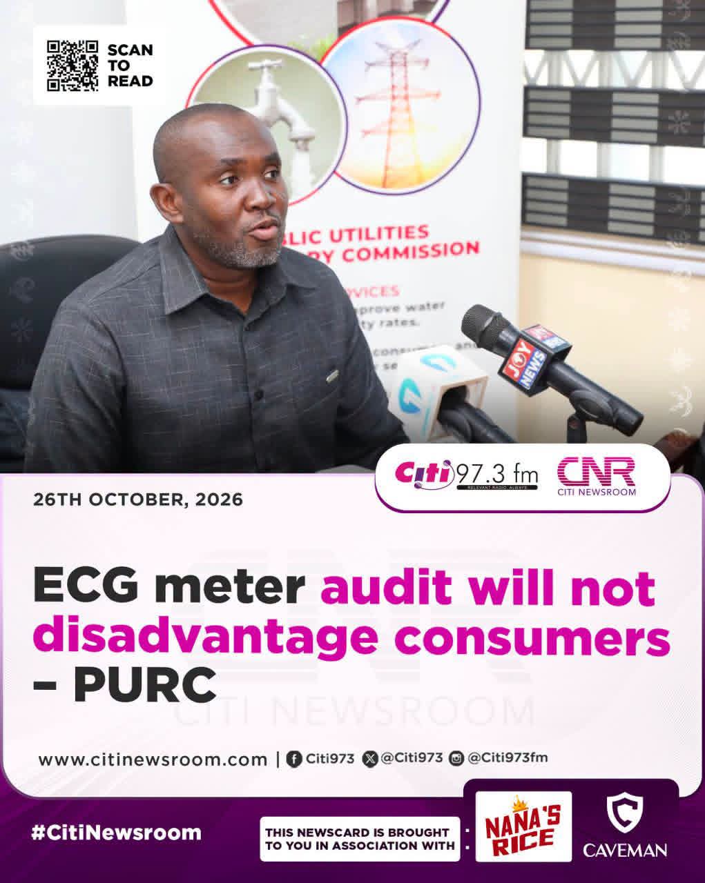 PURC Assures Consumers ECG’s Proposed Meter Audit Will Not Adversely Affect Them