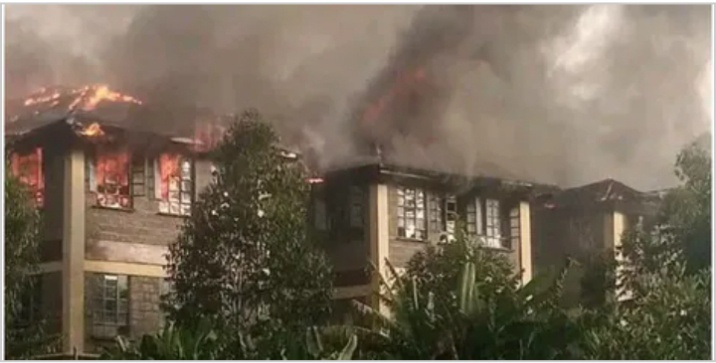 BREAKING NEWS: Fear And Panic as This Famous Secondary School Gets Destroyed by Fire Today