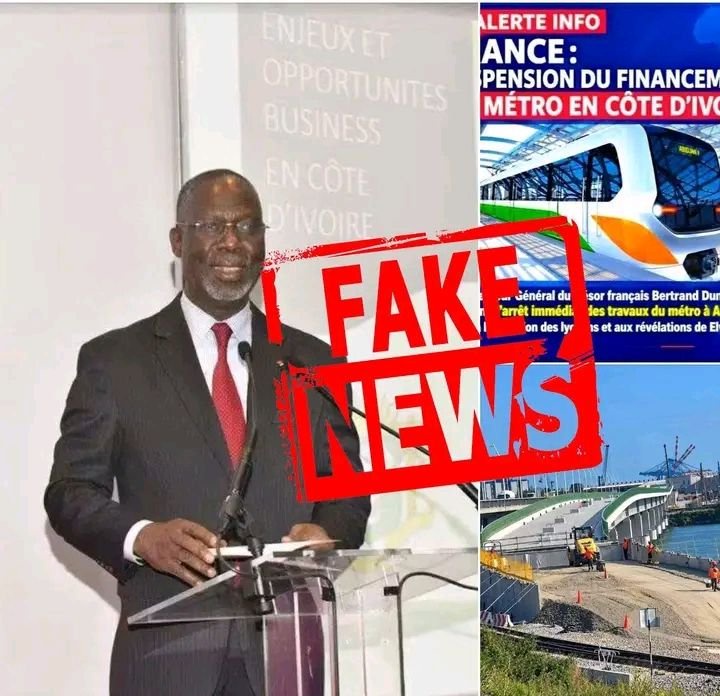 Affaire “Métro d’Abidjan : la France a-t-elle suspendu son financement ?”: infox ou réalité ? L’ambassade de Côte d’Ivoire fait une mise au point