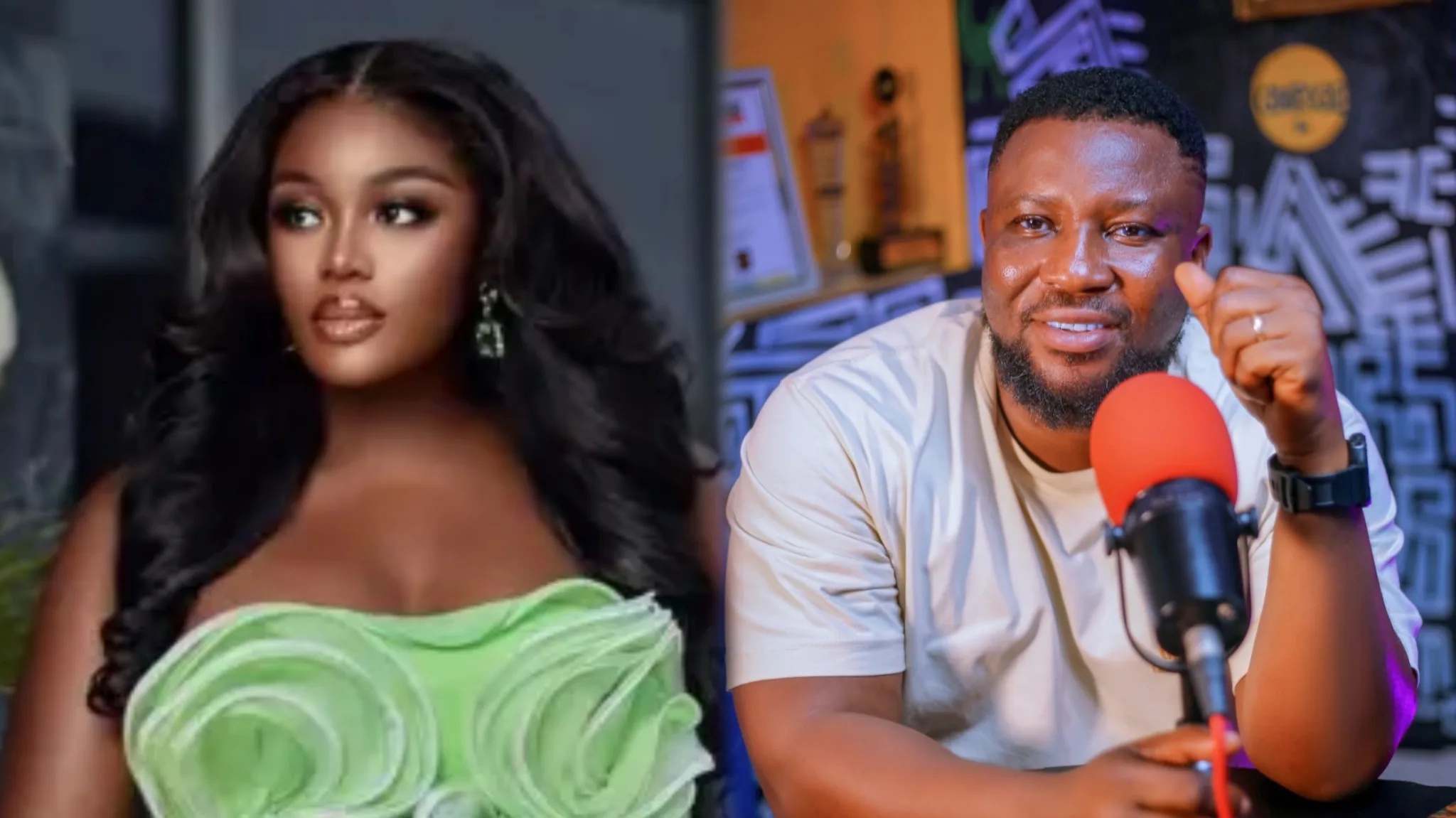 Do you smoke weed or take tramadol- Rashad questions Nana Akua Addo on stabbing allegations