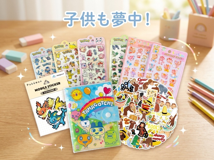 多彩なシールで日常を彩る！かわいいステッカー特集