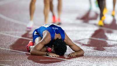 Gulveer Singh completes medal hat-trick at Asian Games; secures bronze in 5,000m