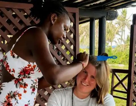Meet the Kenyan Hairdresser Who Married a Mzungu Woman After She Walked Into Her Salon