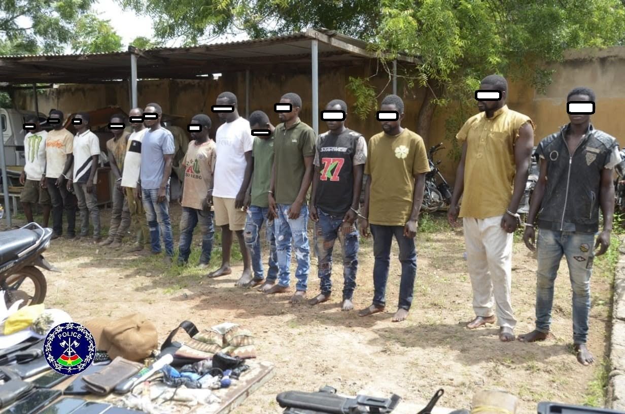 Burkina: plus d’une dizaine de présumés braqueurs interpellés dans le Djôrô