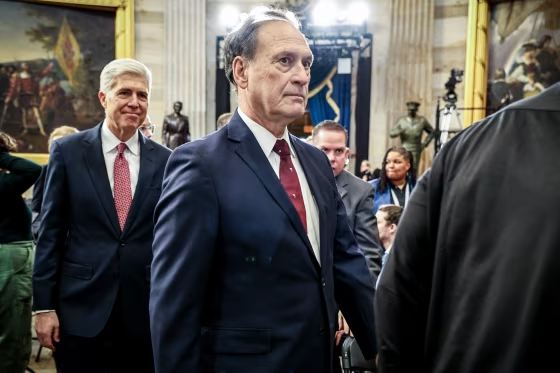 In reversal, Justice Samuel Alito steps aside from major climate case