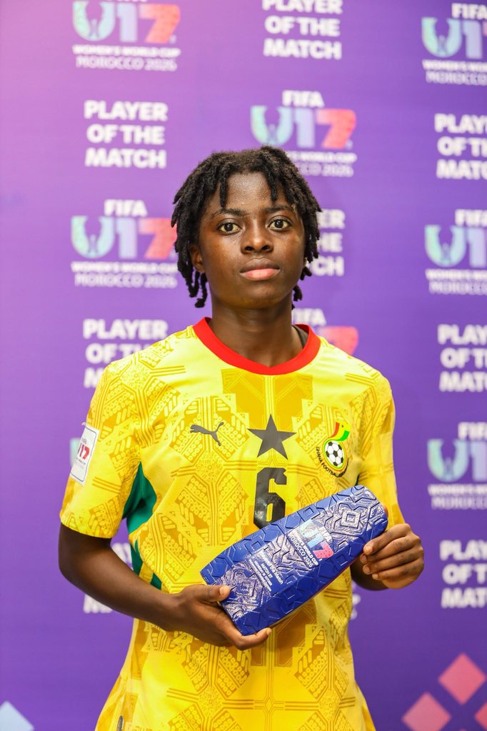 Jessica Appiah wins Player of the Match after Black Maidens dump Argentina out of U-17 Women’s World Cup