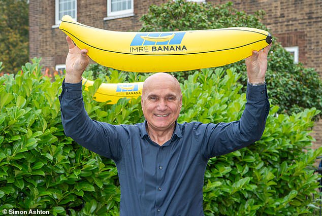 Why defiant Man City fans are going bananas: former forward Imre Varadi on his trademarked giant inflatable fruit based on his famous terrace nickname… with club set to order another 30,000!