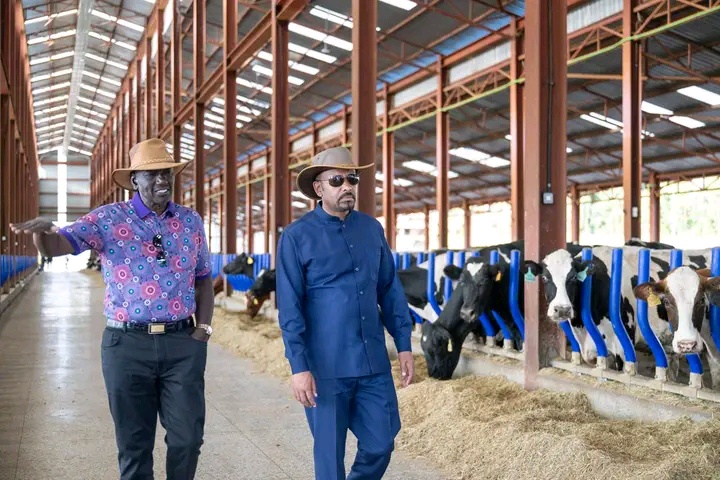 Ruto Opens Doors to Koilel Farm, Giving Ethiopian Prime Minister Abiy Ahmed a Rare Glimpse Inside