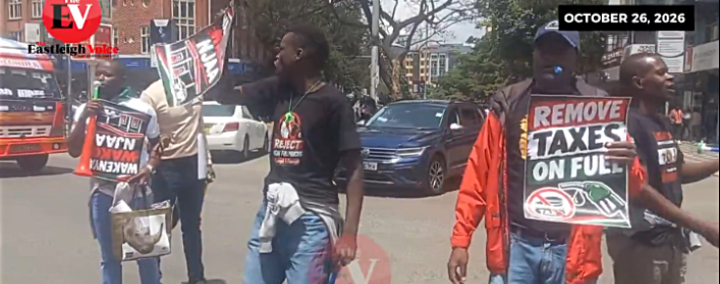 “Punguza Mafuta”: Nairobi Demonstrators Protest Rising Fuel Prices and Cost of Living