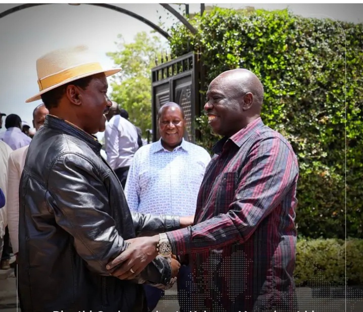 Gachagua Hosts Kalonzo at Wamunyoro Home as 2027 Politics Take Shape