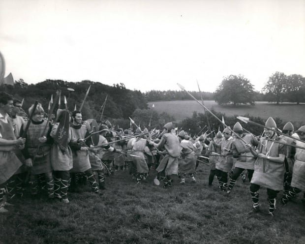 ‘A God-almighty punch-up’: rare footage shows Battle of Hastings (the 1966 one)