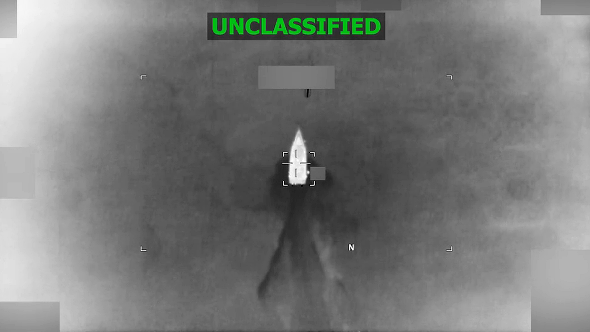Dramatic footage shows alleged narco boat erupt in fireball during US military strike