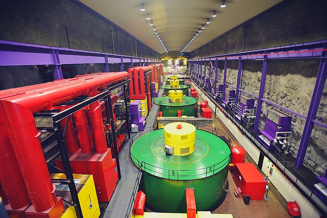 The American Power Plants Built Inside A Mountain