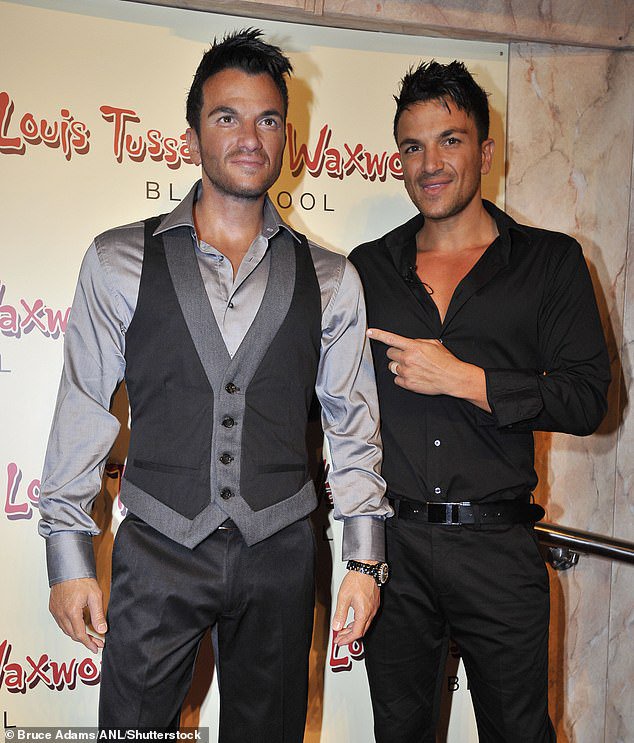 The singer unveiled his effigy at the seaside town's wax museum in 2010 (pictured), where the spookily realistic figure took six months to complete