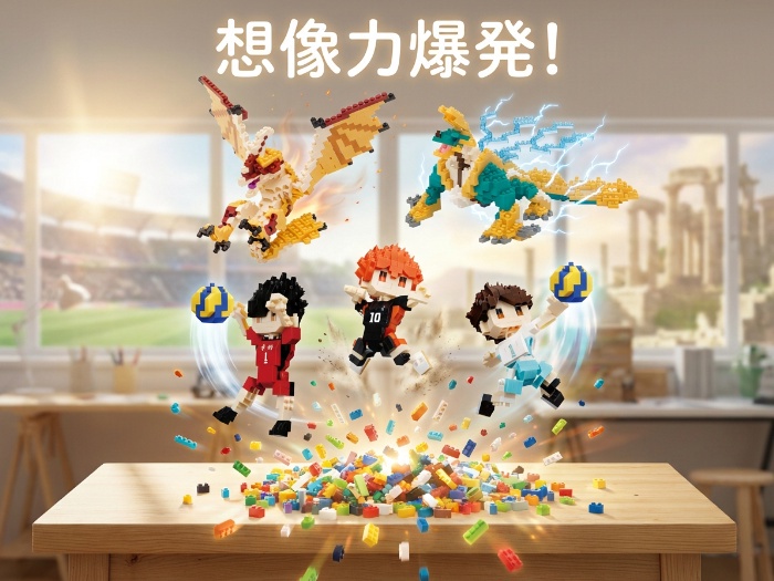 夢中になるブロックアートの世界へ！