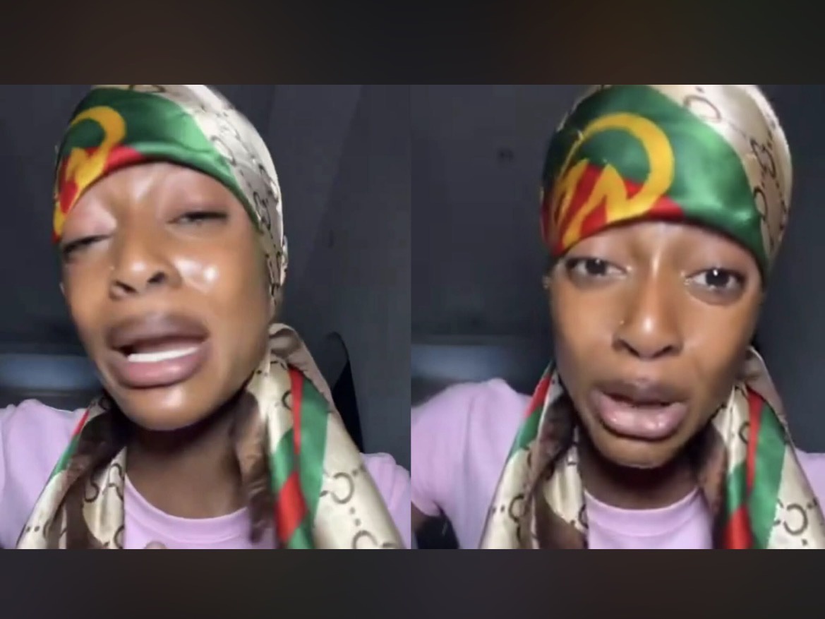 Ghanaians React As Young Lady Was Seen In Tears Cursing Men Who Date Women Just To ‘Chop’ Them