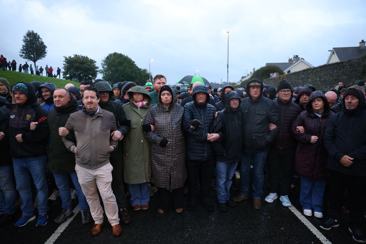 Robinson says he was ‘working with police’ at Dundonald protest