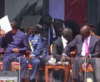 Unfinished Kipchoge Keino Stadium Leaves Ruto and Ethiopian PM Struggling Under the Scorching Sun
