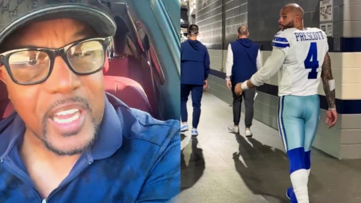 Man On TikTok Claims To Be Heckler Who Yelled “Embarrassing” At Dak Prescott — Says He Got Fired While Taking Another Brutal Shot At Cowboys QB [VIDEO]