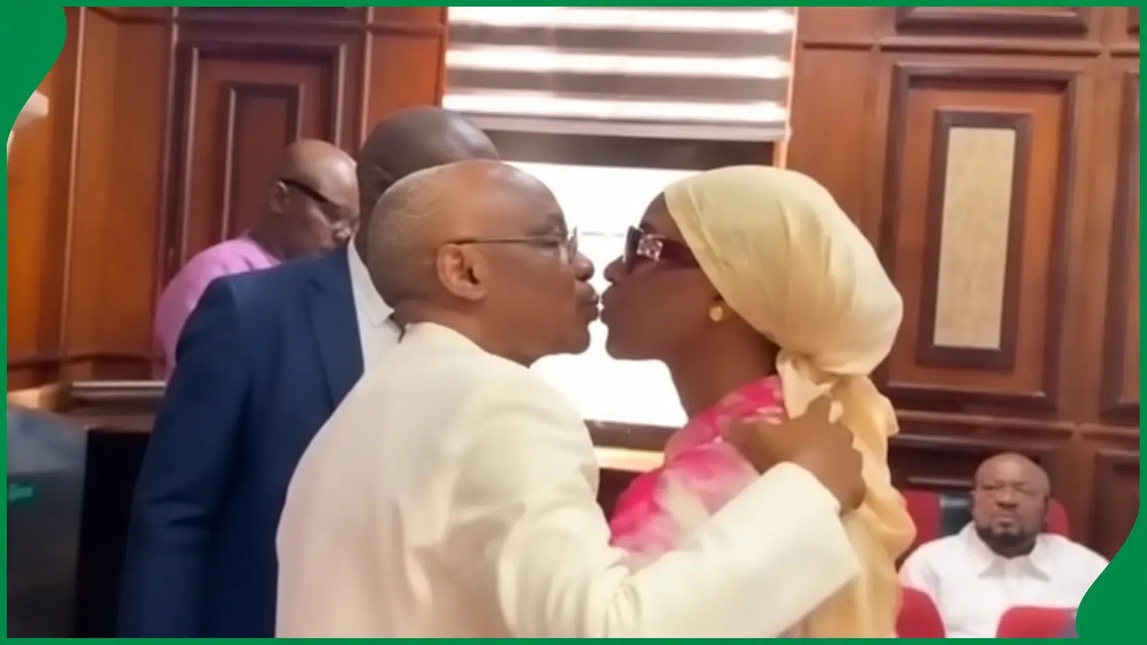 El-Rufai Kisses Wife In Court (Video)