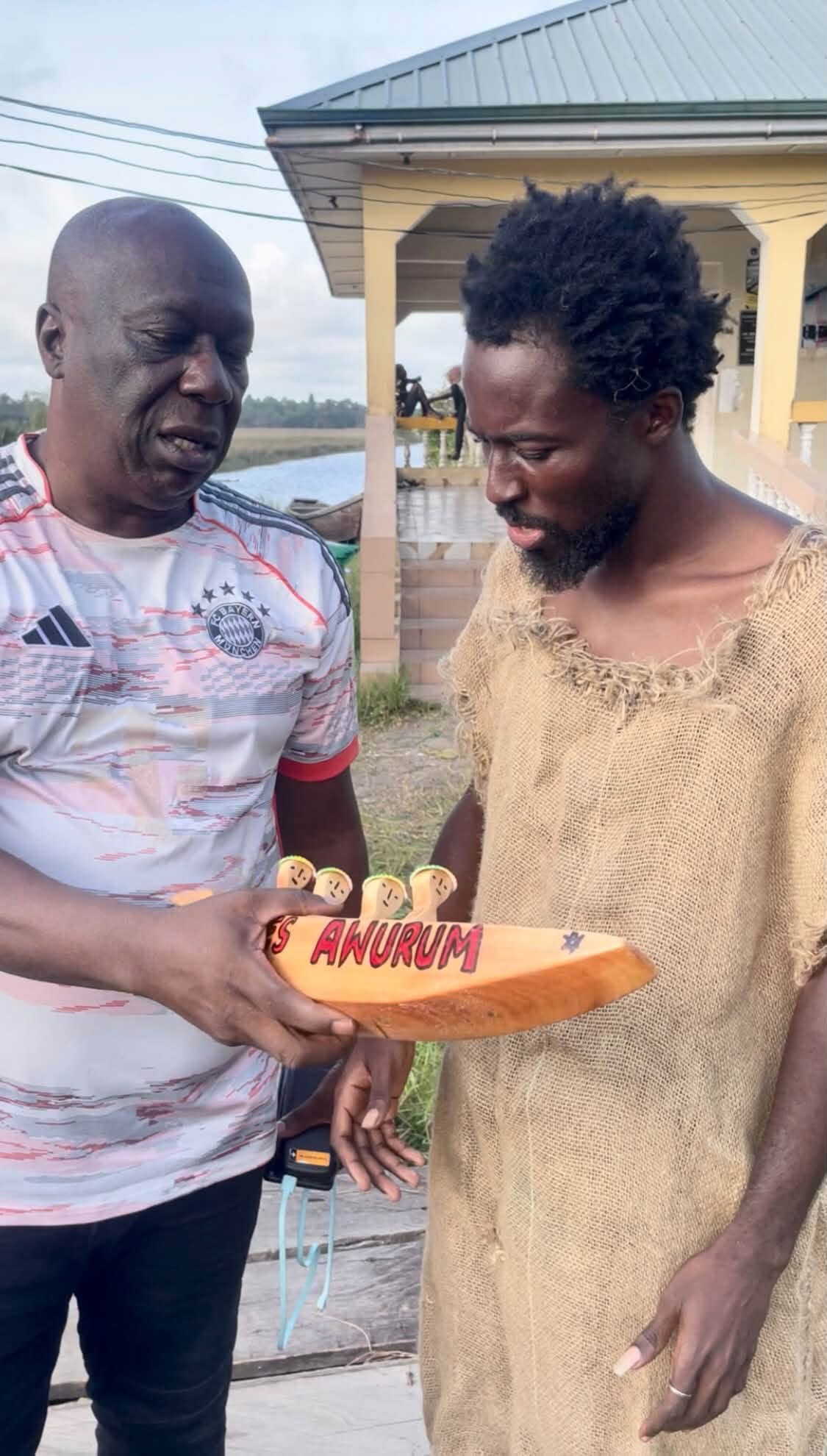 Lil Win Takes Nollywood Star Charles Awurum To Nzulezu As He Experiences Ebonoah’s Ark