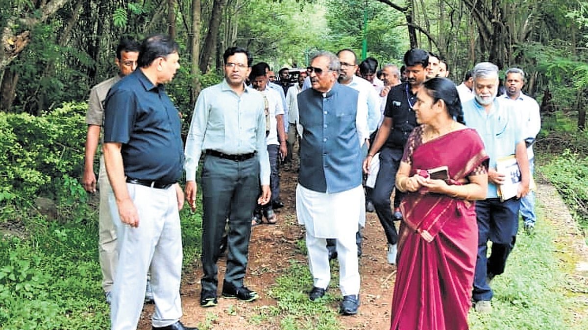 Tourism Minister KJ George directs speedy eco-tourism work at Devika Rani-Roerich Estate