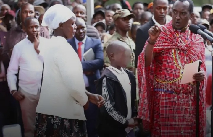 Narok Boy Moves Crowd After Pleading With Governor Ntutu Over Mum’s Struggles