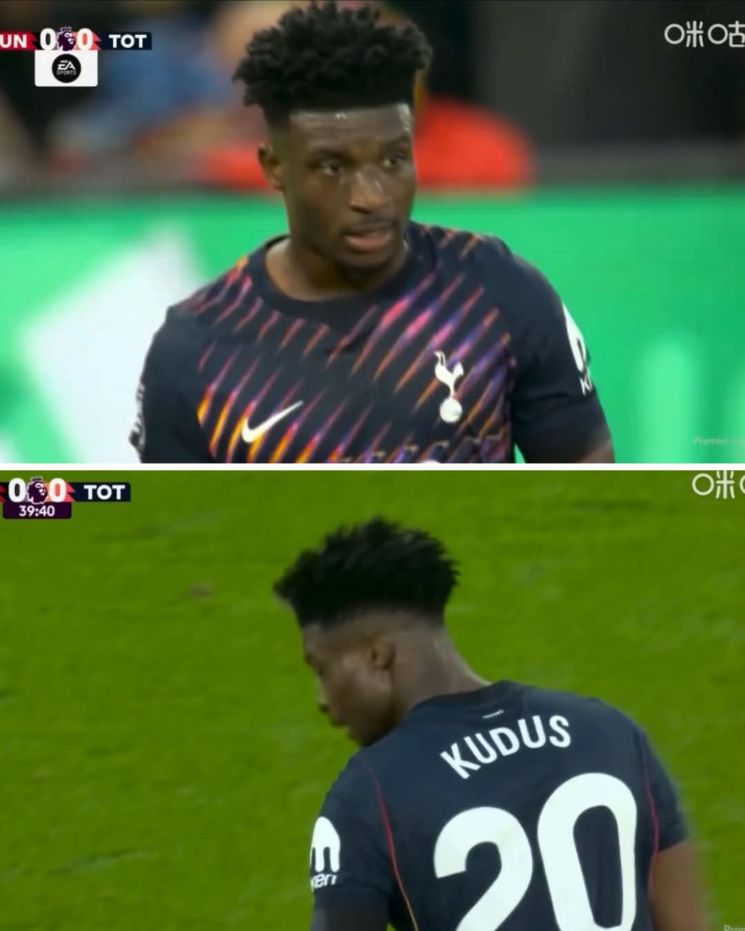 Kudus Has Been Tottenham’s Best Player – Fans React to Ghanaian’s Display Against Manchester United