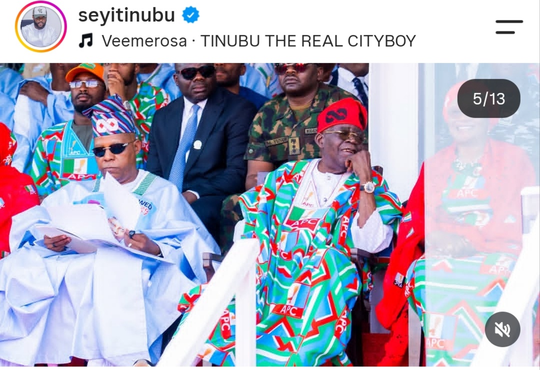 Seyi Tinubu Shares Photos From Tinubu’s Re-Election Campaign Rally in Kaduna