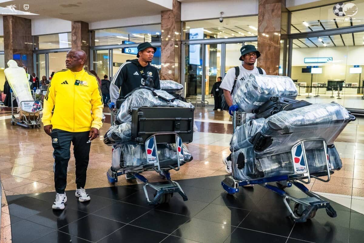 Bafana Bafana back home from Egypt