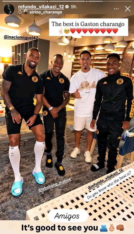 Former Kaizer Chiefs Players Reunite with Their Ex-Teammate