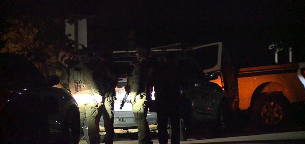 Large police presence at residence in Oakfield; man placed in handcuffs