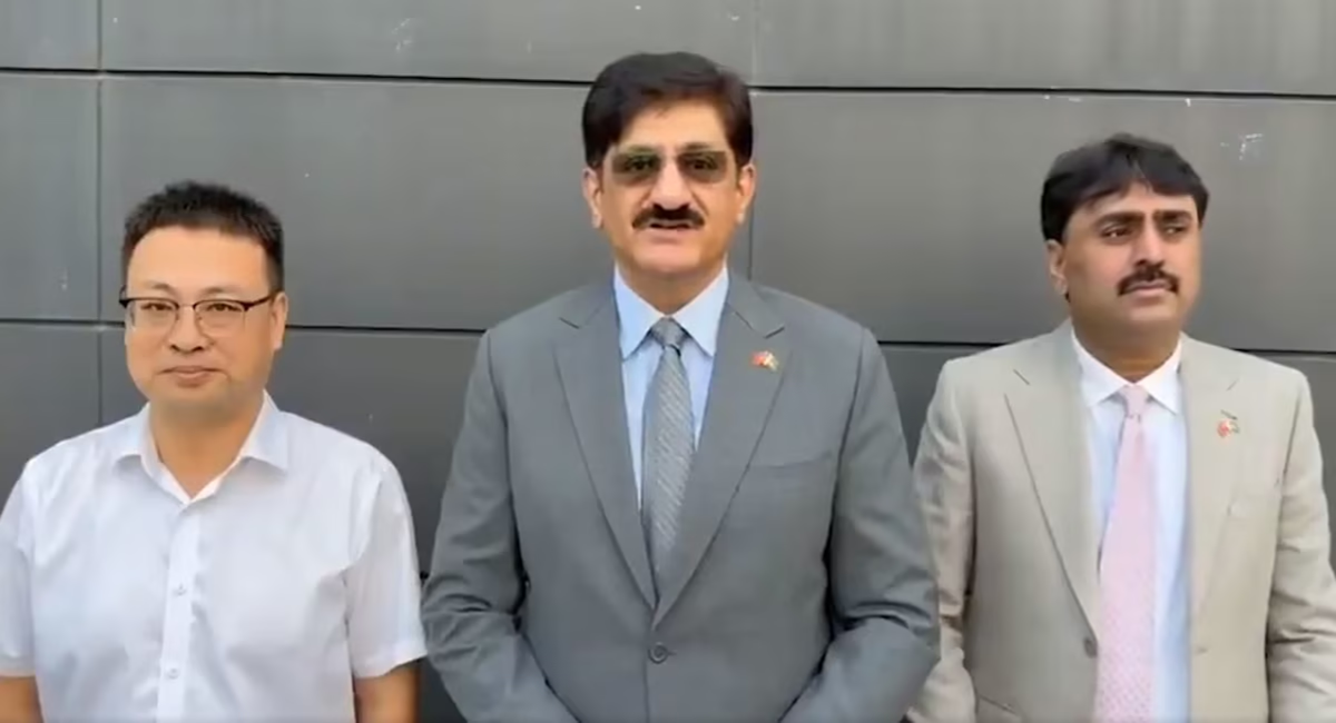 CM Sindh China visit: Invites firm for 100+ km K-4 water pipeline, reviews Sukkur Barrage Gates