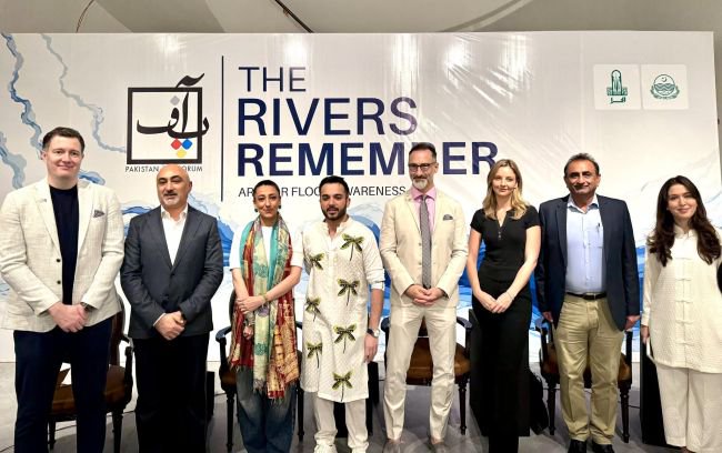 Lahore Art Show Recalls The Floods as US Renews Pledge of Support