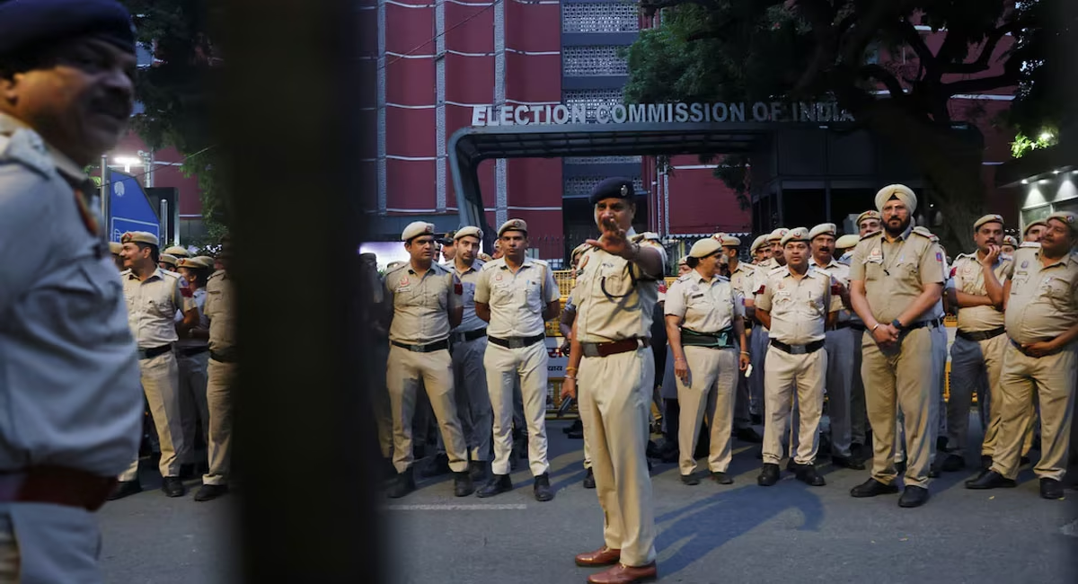 Delhi sealed off ahead of youth protest against Indian election chief