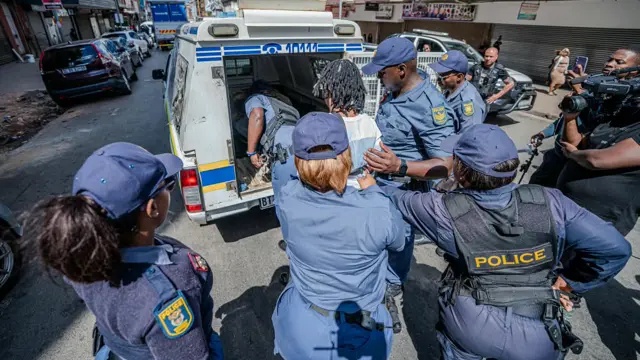 Four arrested after anti-immigration protests in Joburg CBD