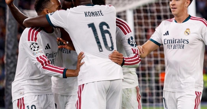 Ligue des Champions : Le Real Madrid de Yan Diomandé renverse la Roma d’Evan Ndicka 4-3 !