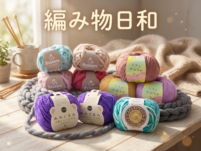 編み物初心者でも安心！秋冬にぴったりな毛糸特集